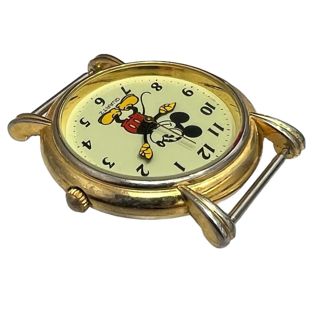VINTAGE MICKEY MOUSE QUARTZ WATCH - NO BAND